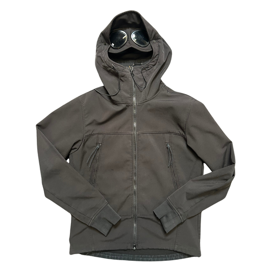 C.P Company Black Soft-Shell Goggle Jacket
