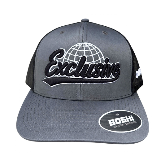 Exclusive Charcoal Black Globe Cap