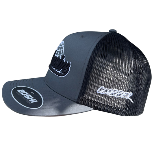Exclusive Charcoal Black Globe Cap